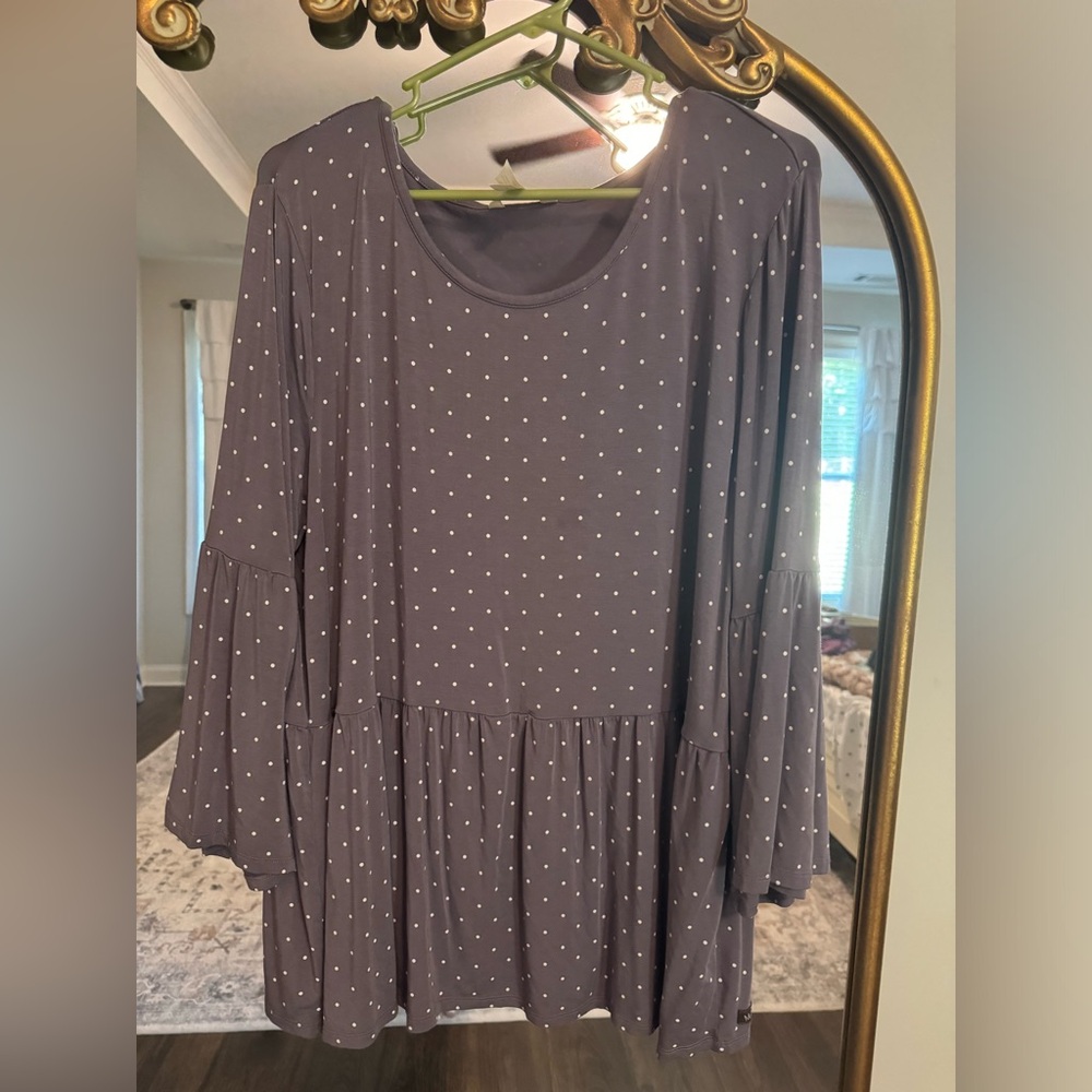 Matilda Jane polka dot top- size XXL